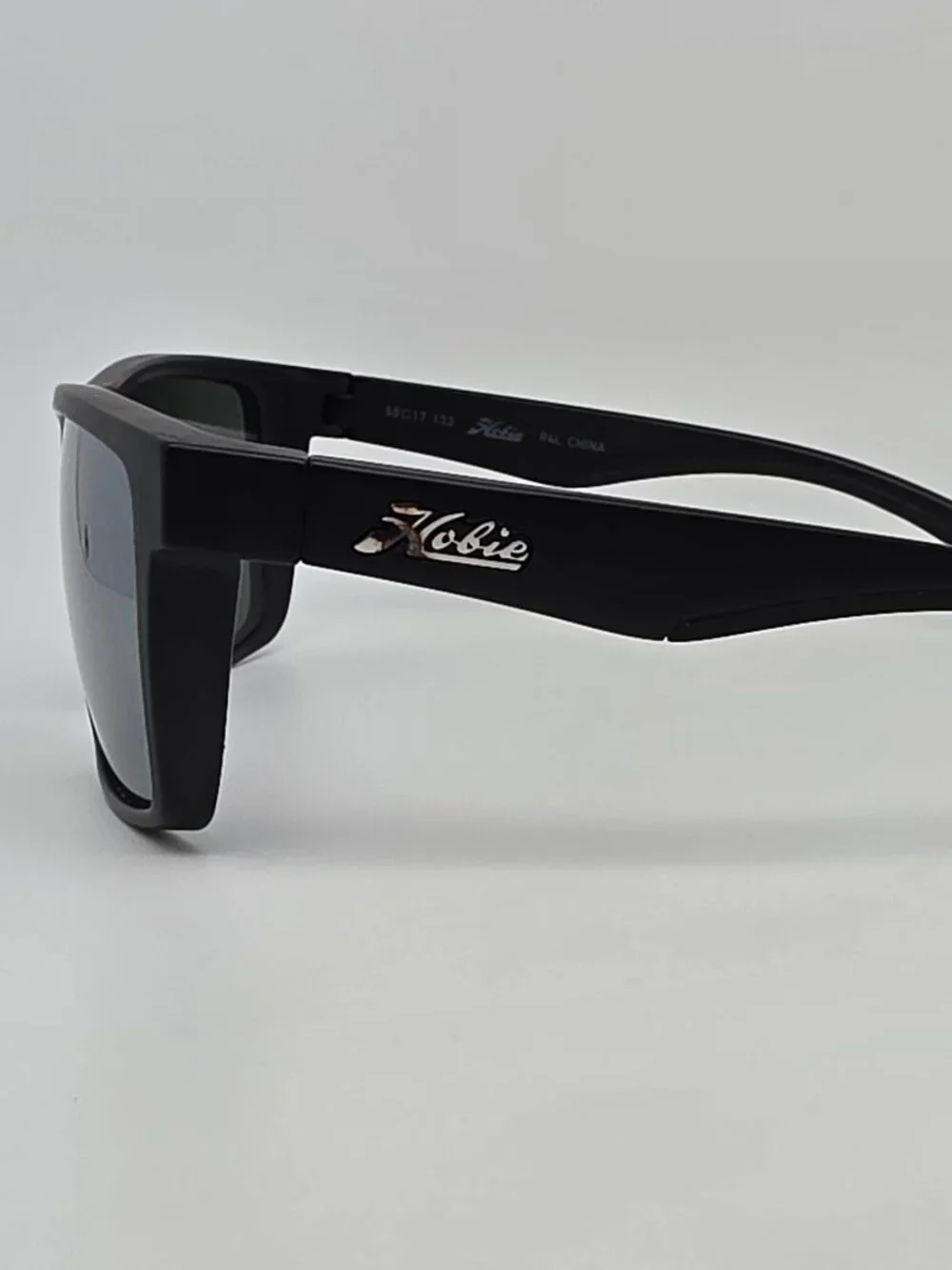 Hobie Eclipse R4L Matte Black Frame Polarized Silver Mirror Lens Sunglasses 58mm